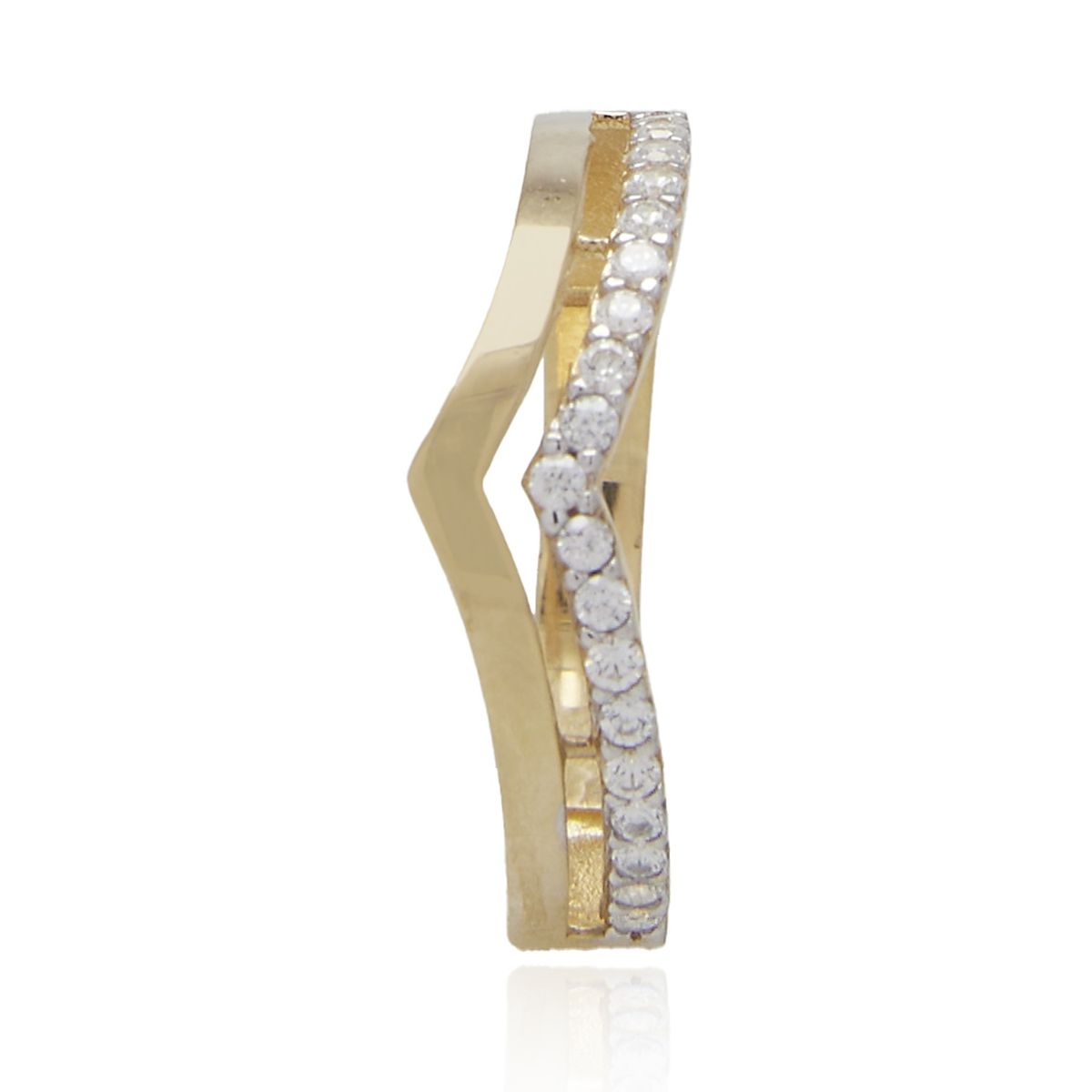 JB JOYAS BARON - Anillo Compromiso de Oro 18Kt Corona Princess Circón
