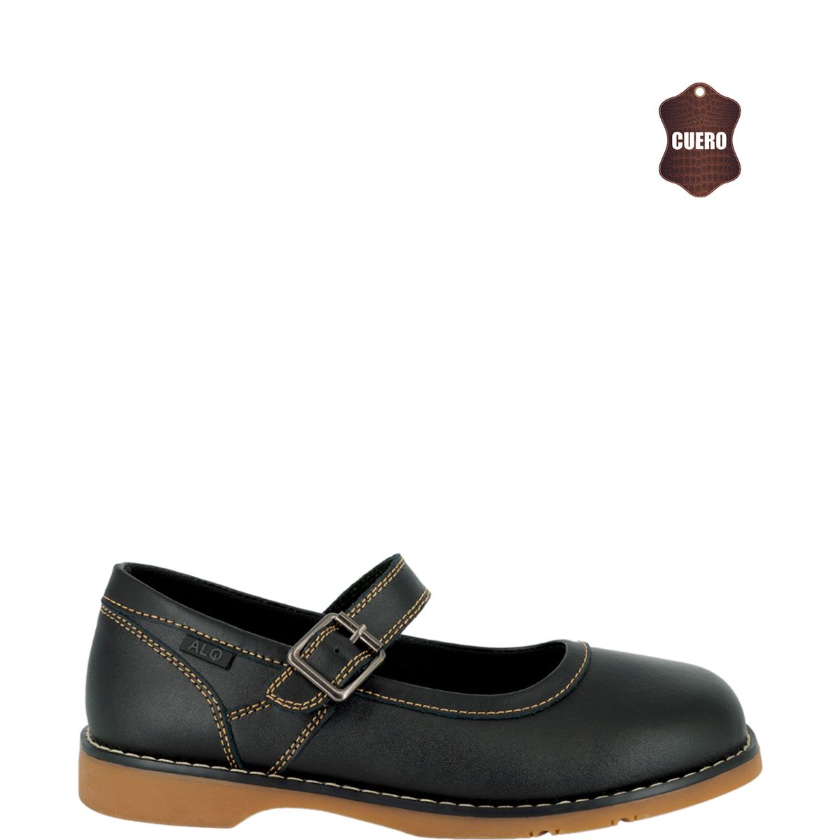 ALQUIMIA - Zapato Escolar Niña Negro Orco Alquimia