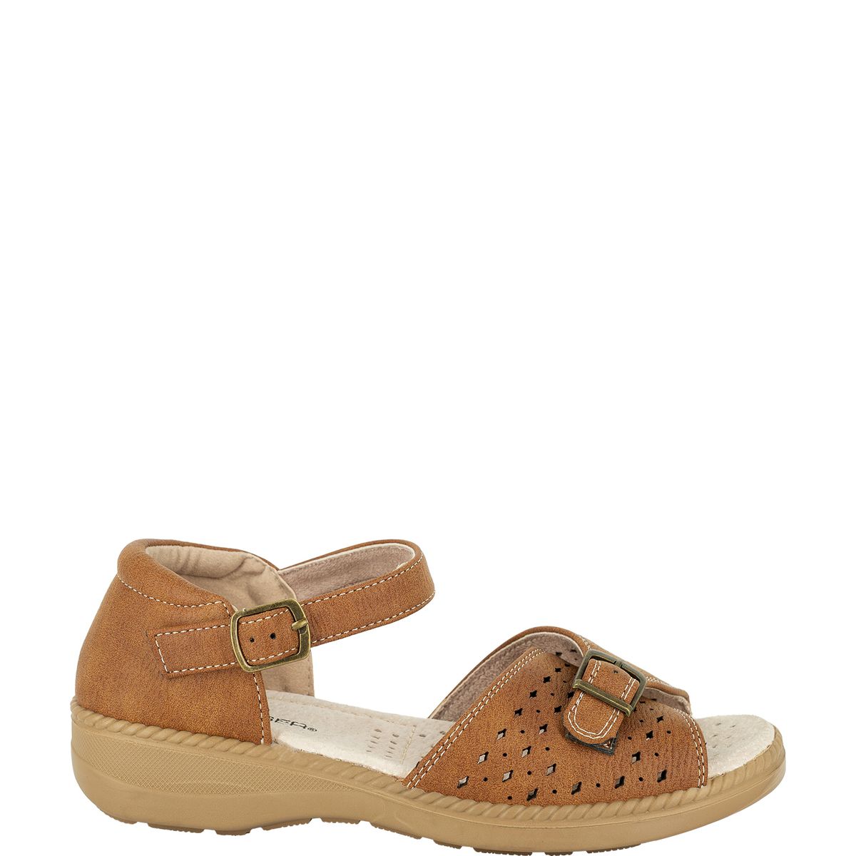 PASSER - Sandalia Mujer Caramelo Alma Passer