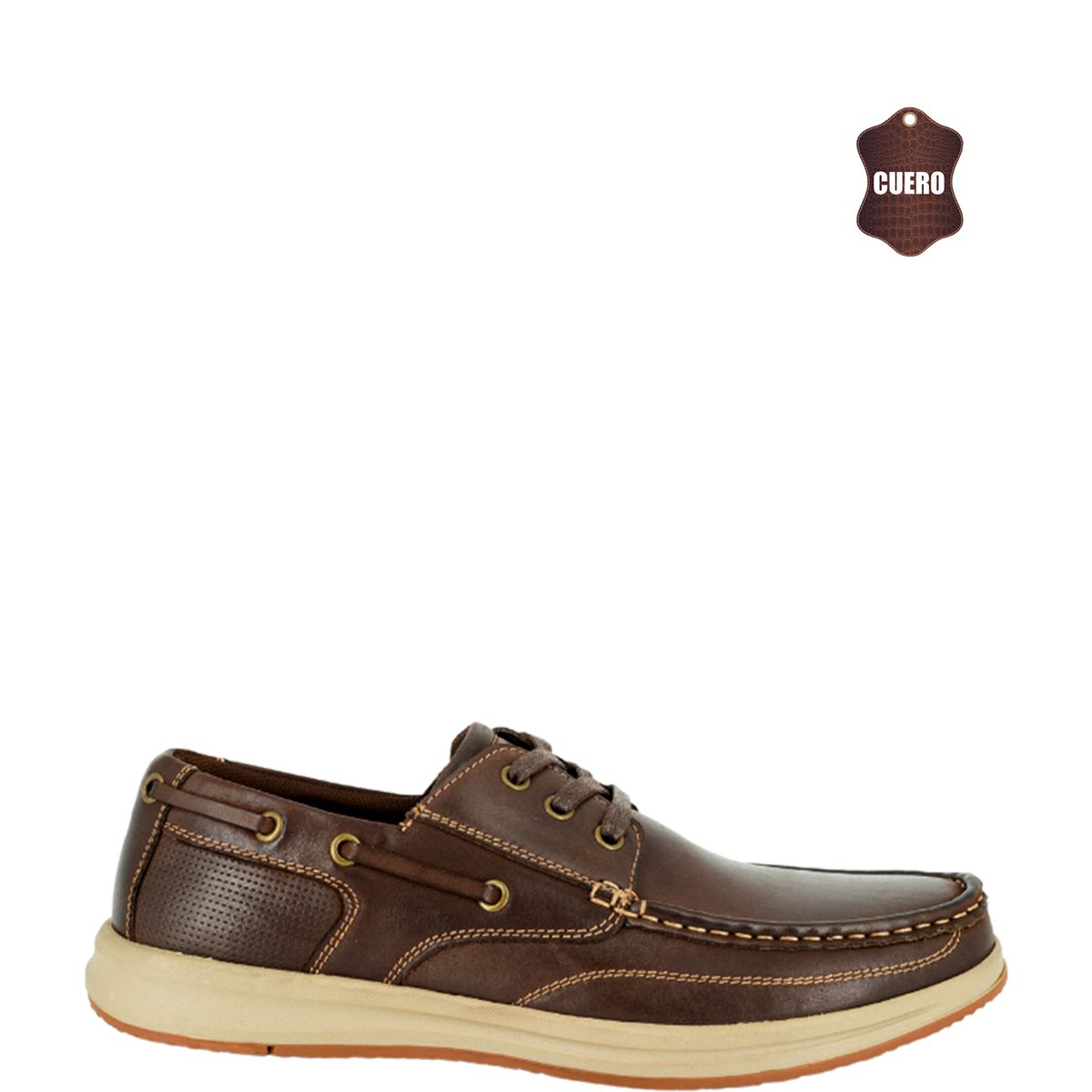 LONDON ADIXT - Mocasin Hombre Café Poas London Adixt