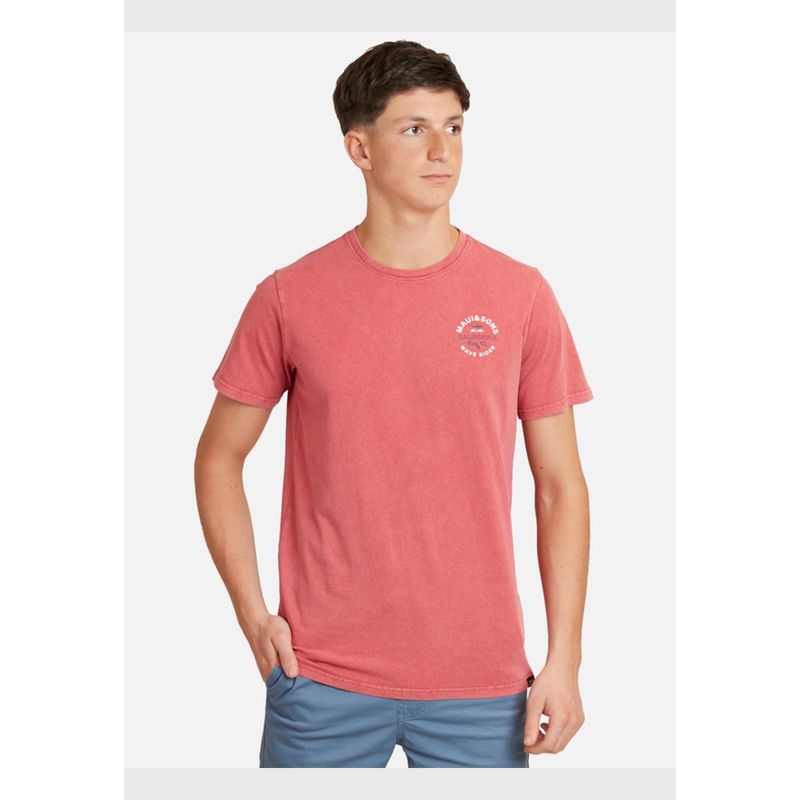 MAUI AND SONS - Polera Surf Killa Sst Juvenil Hombre Rojo