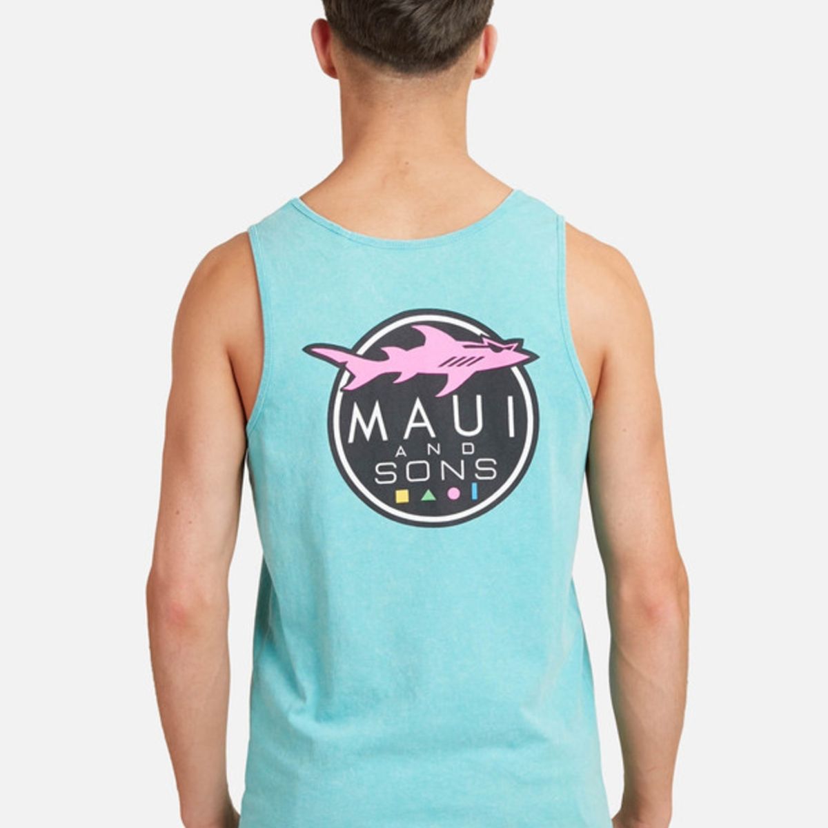 MAUI AND SONS - Polera Cookie Classic Shark Tanks Juvenil Hombre Celeste