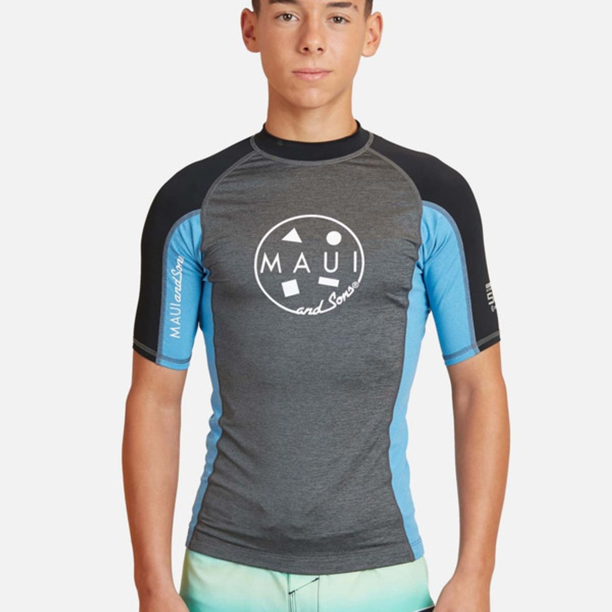 MAUI AND SONS - Polera UVP Juvenil Hombre Gris