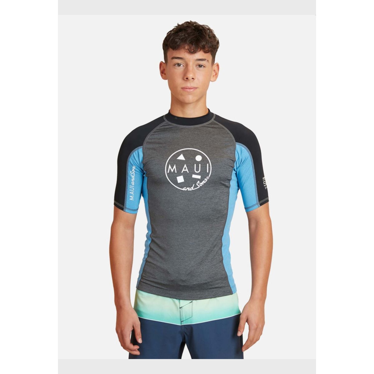 MAUI AND SONS - Polera UVP Juvenil Hombre Gris