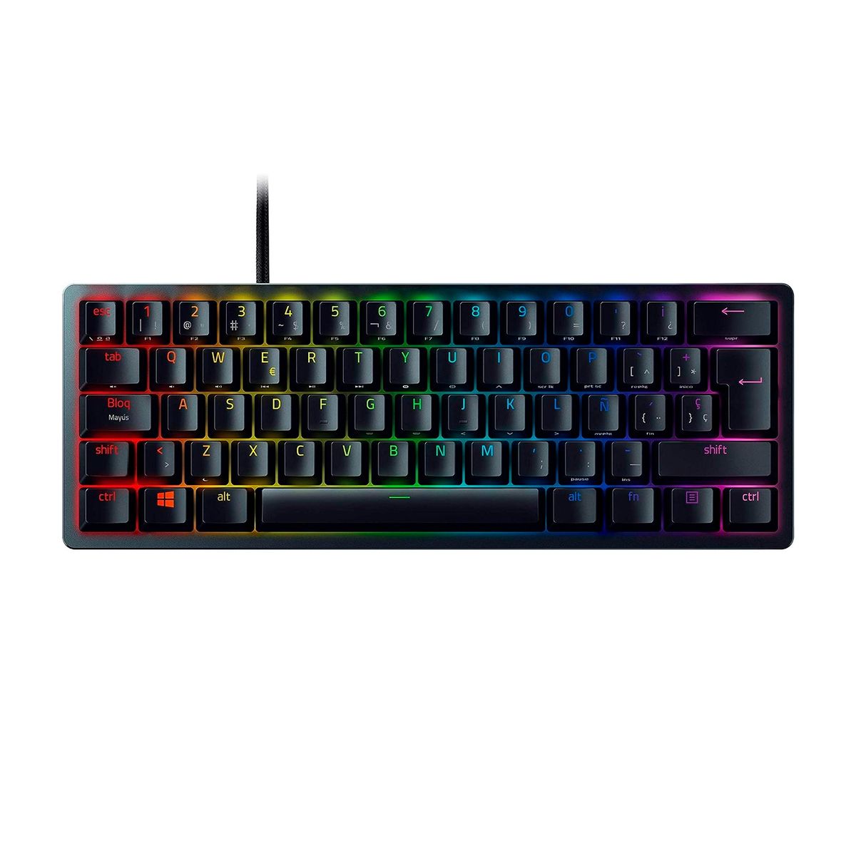 RAZER - Teclado Razer Huntsman Mini Black Purple Switch Español