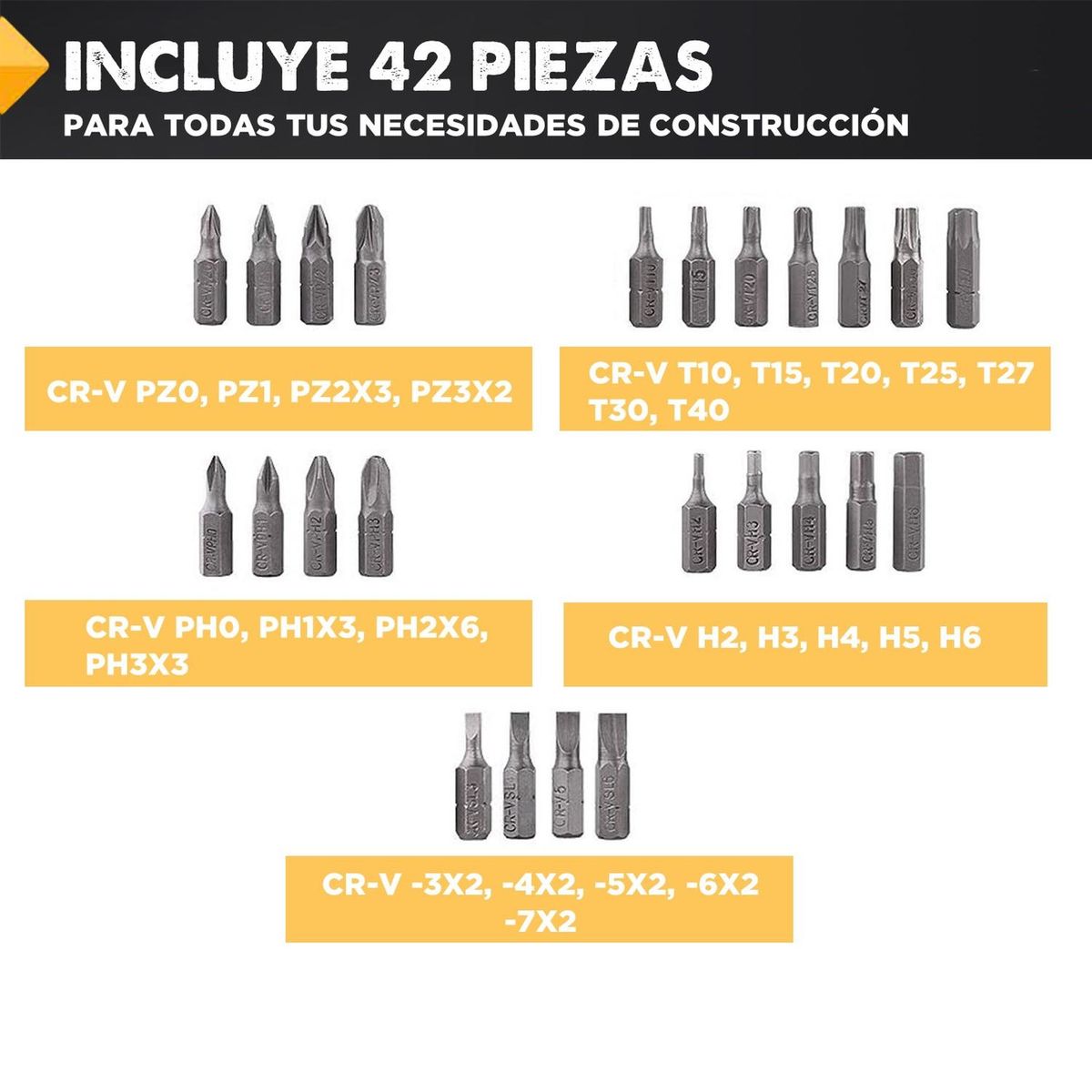 BROOKLYN - Juego Herramientas Llave Dado Universal Brooklyn 45 Piezas