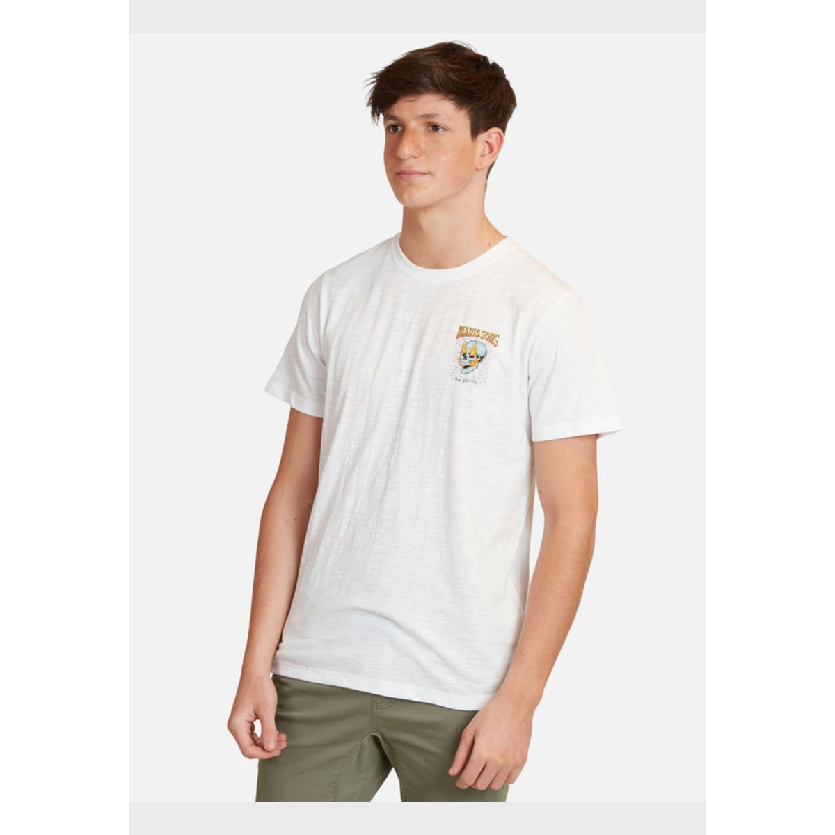 MAUI AND SONS - Polera Suft Co Ss Tee Juvenil Hombre Blanco