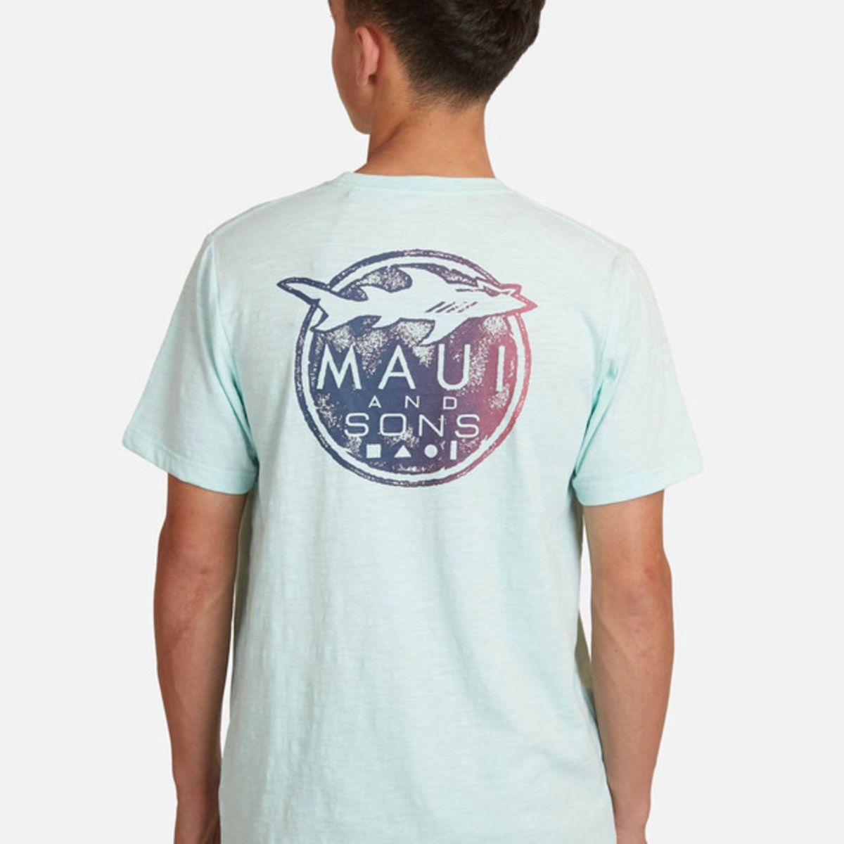 MAUI AND SONS - Polera Earth Slub Juvenil Hombre Verde