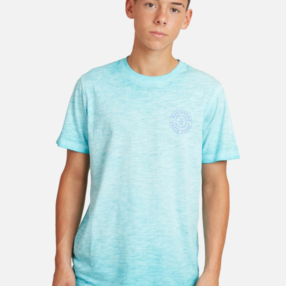 MAUI AND SONS - Polera Southbeach Last Juvenil Hombre Celeste