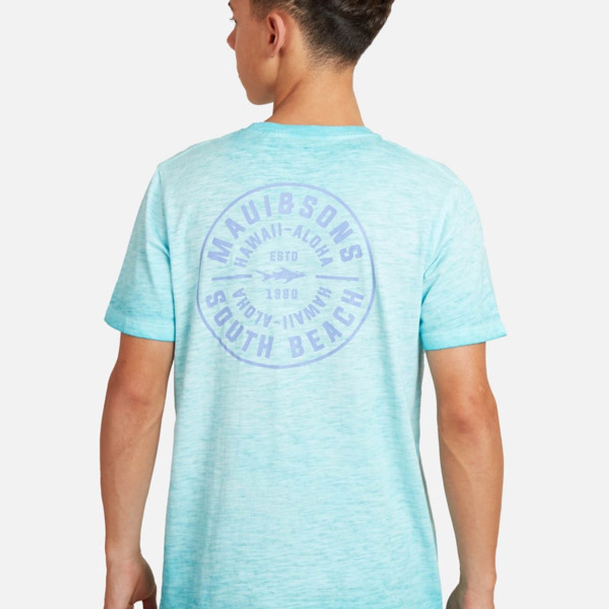 MAUI AND SONS - Polera Southbeach Last Juvenil Hombre Celeste