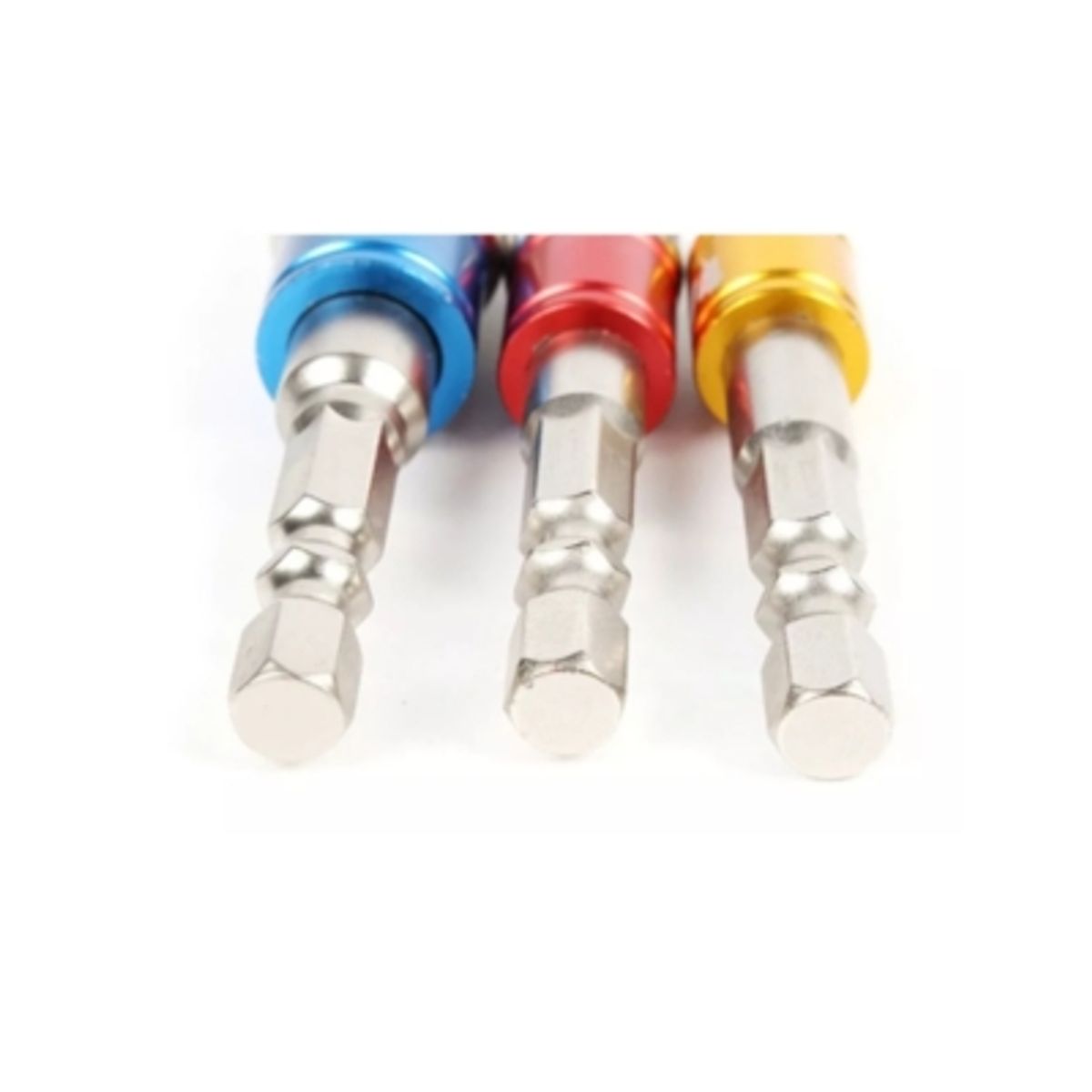 GENERICO - Set 3 Adaptadores De Dados Taladro Extensión 1/4, 3/8, 1/2