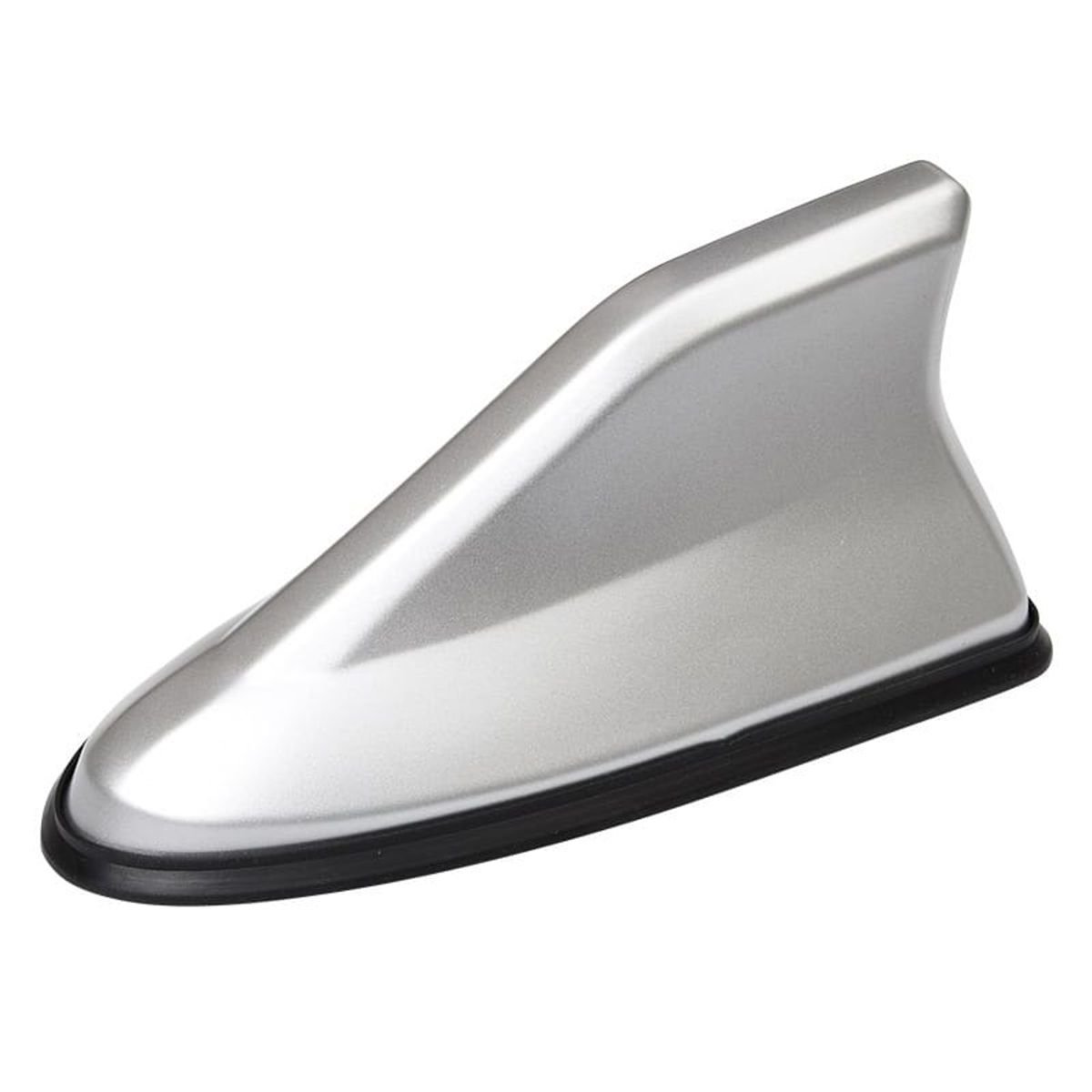 GENERICO - Antenas aleta de tiburón Con Base Negra COLOR plata