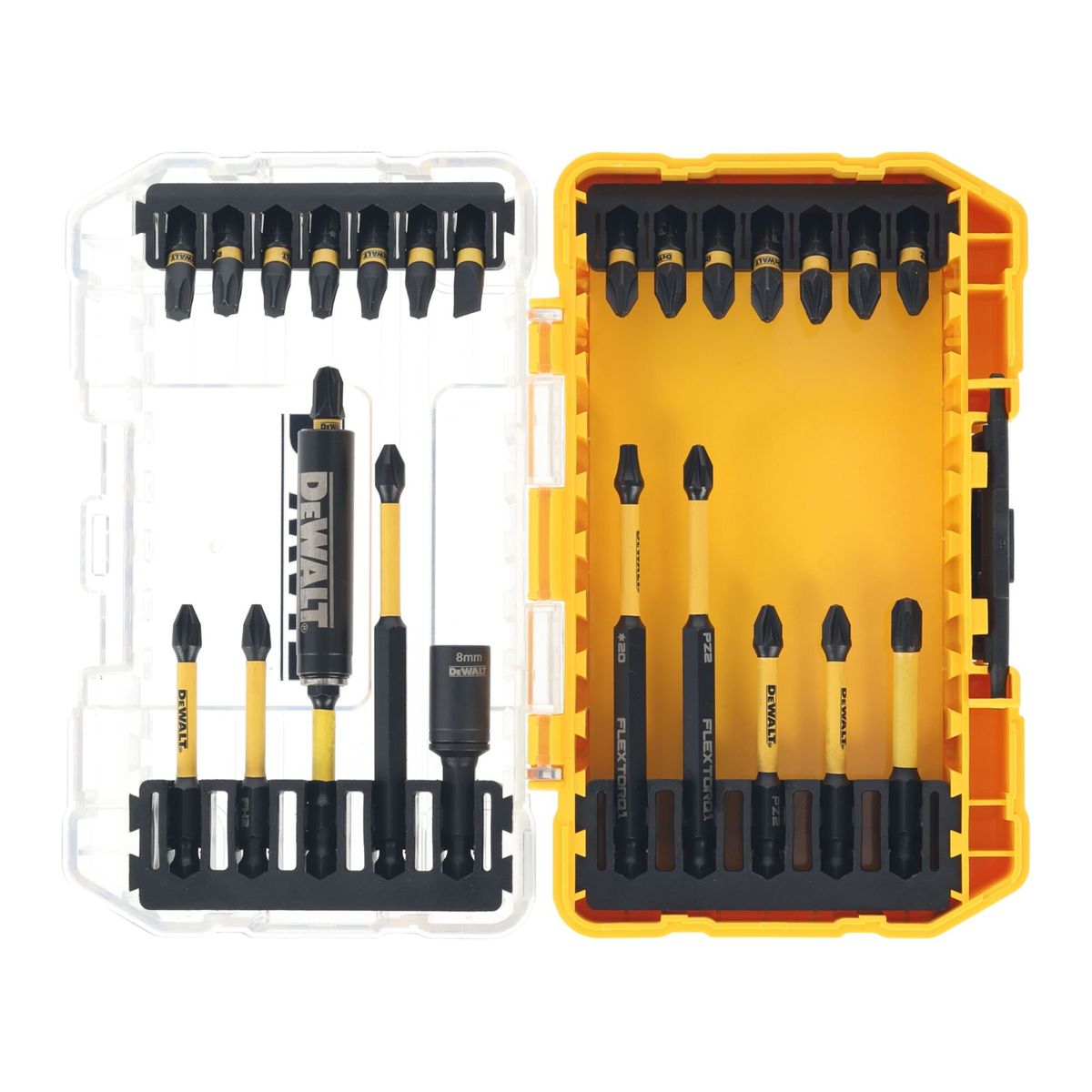 DEWALT - Set 25 Piezas para atornillar FLEXTORQ DEWALT DT70730T-QZ