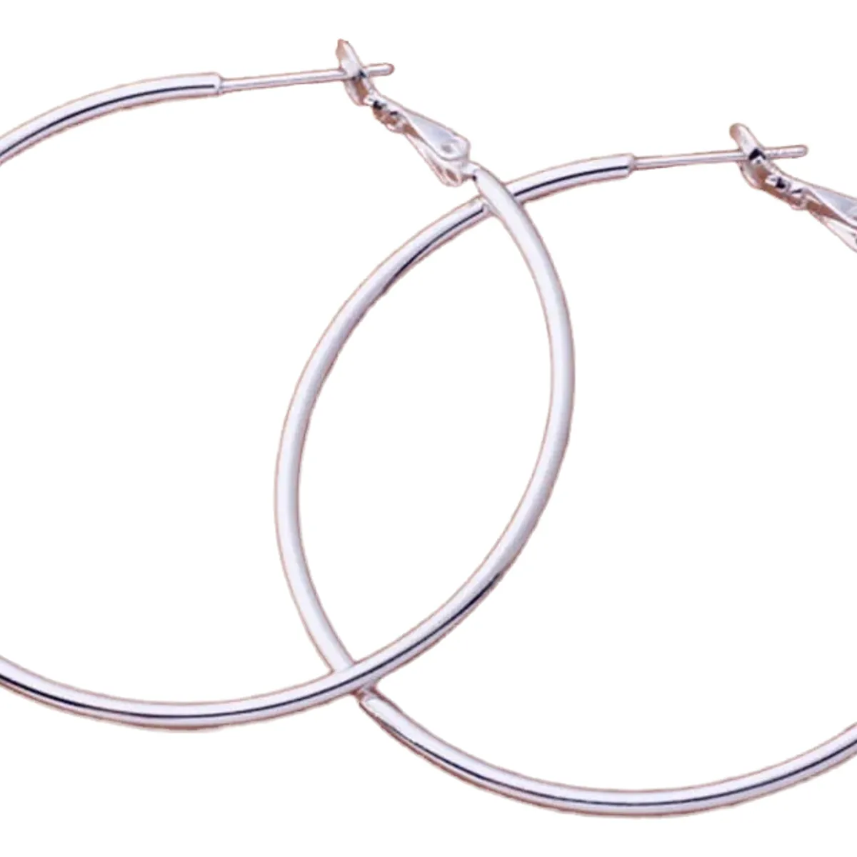 GENERICO - Aros Argollas De Plata Esterlina 925 Calidad