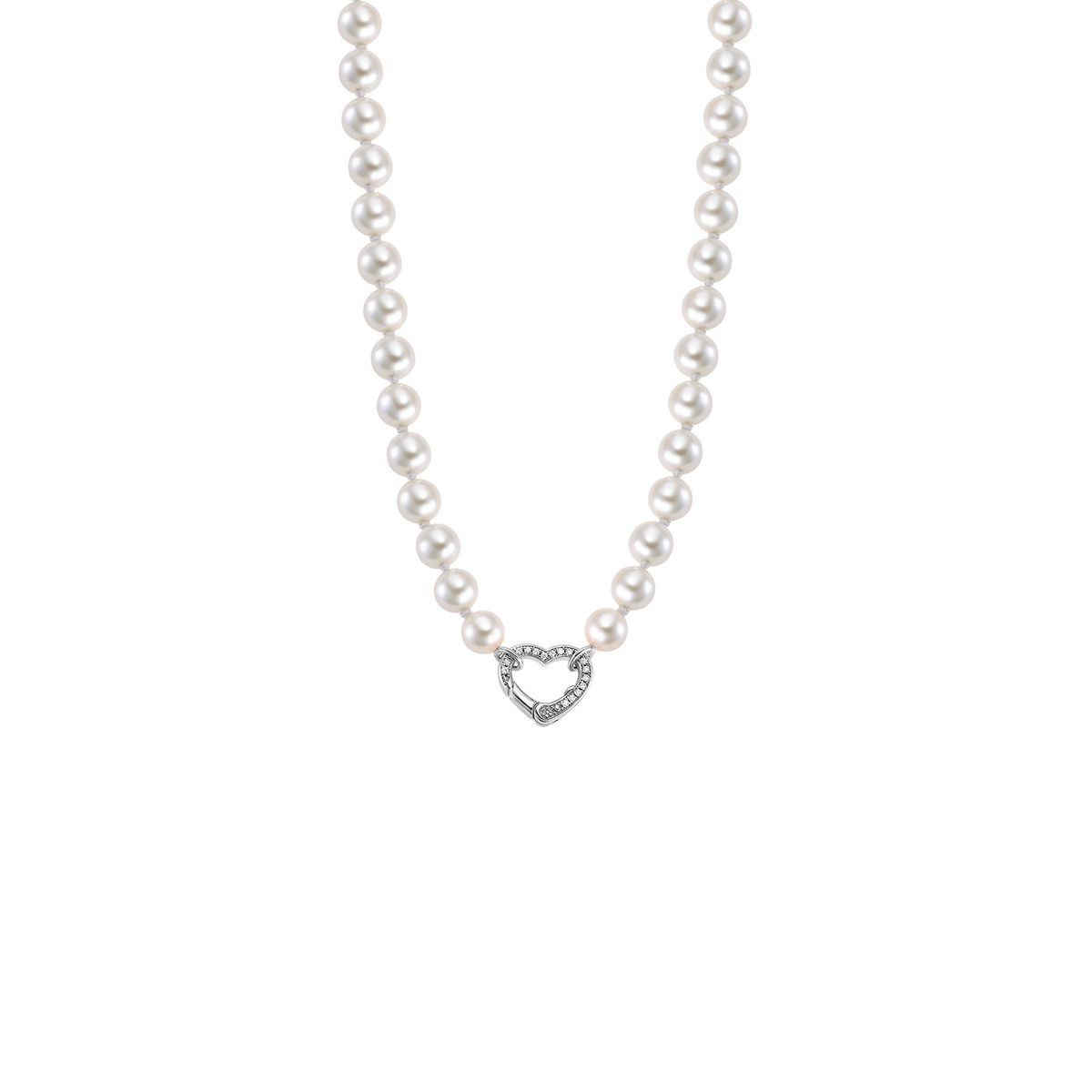 LOTUS SILVER - Collar LP3535-1/1 Lotus Silver Mujer Pearls