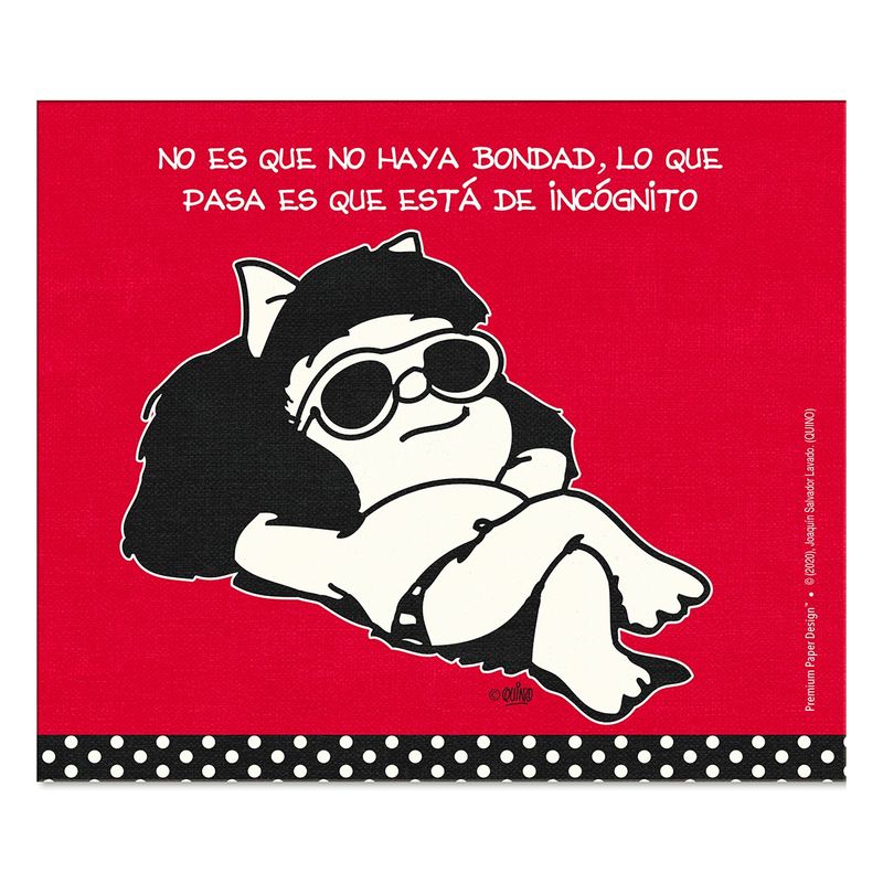 GENERICO - Paño Limpia Lentes  Mafalda tomando Sol