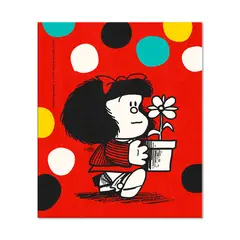 GENERICO - Paño Limpia Lentes  Mafalda con la plantita