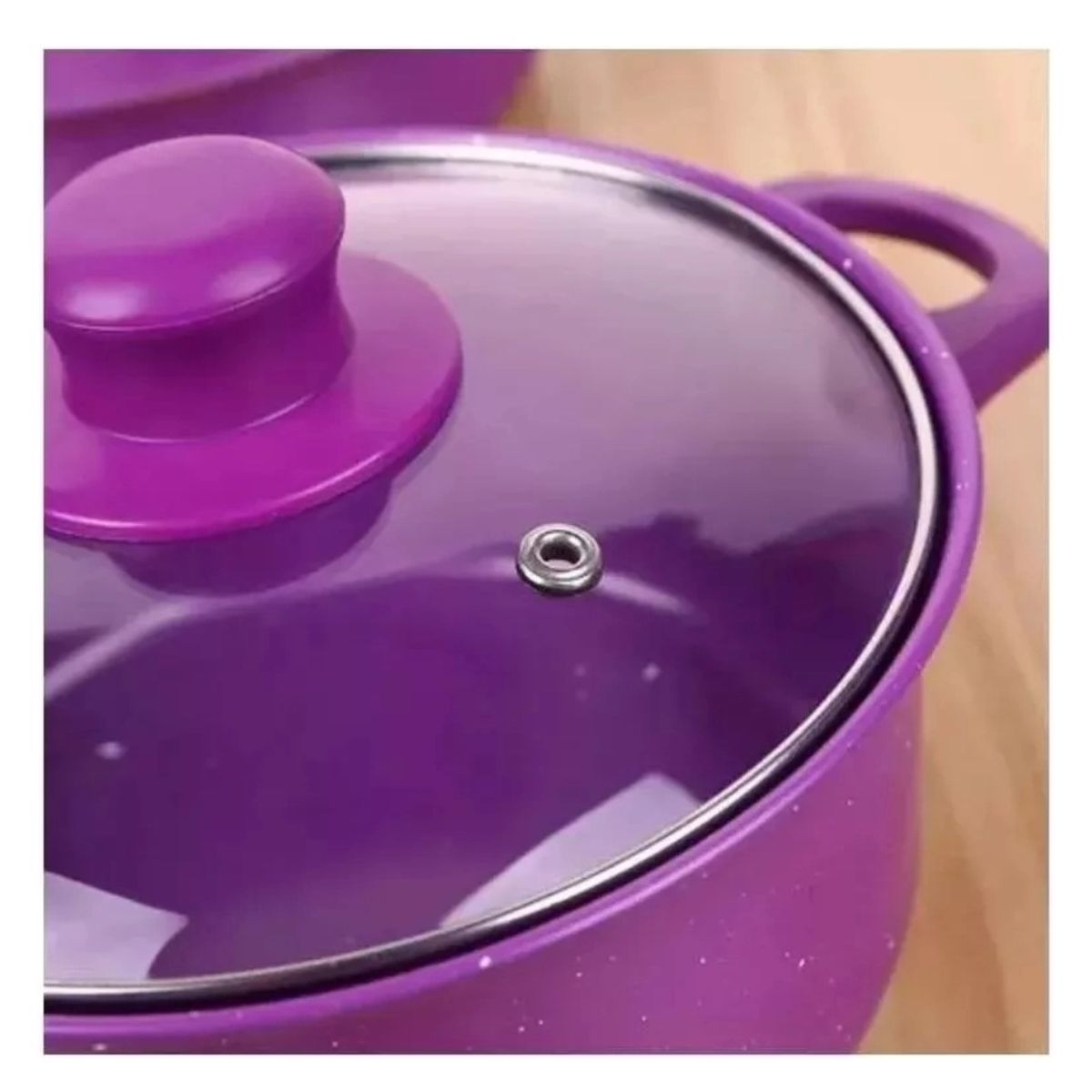 GENERICO - Juego De Ollas Cocina Antiadherente Set De Bateria 14 Piezas