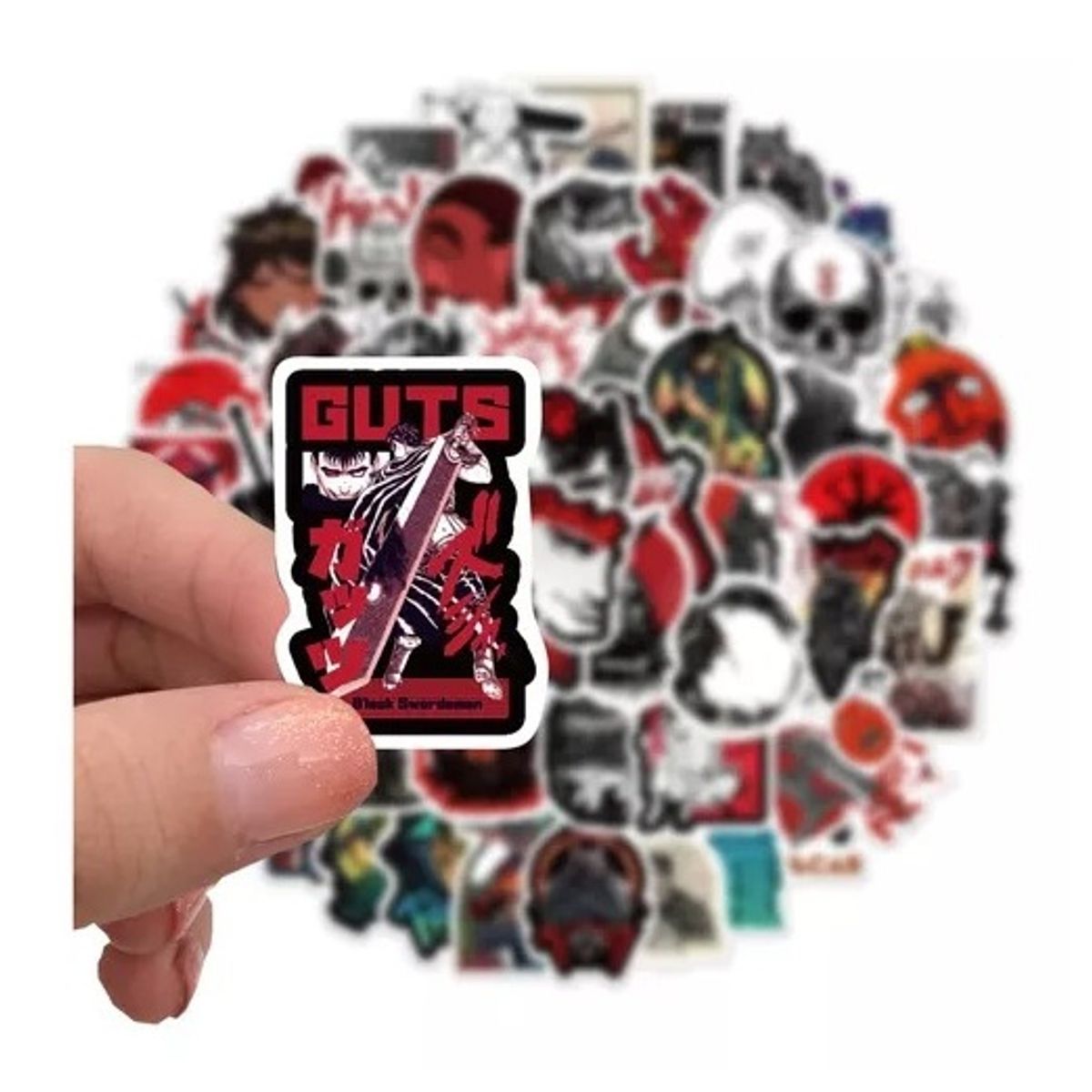 GARSIL - 50 Stickers De Berserk - Etiquetas Autoadhesivas