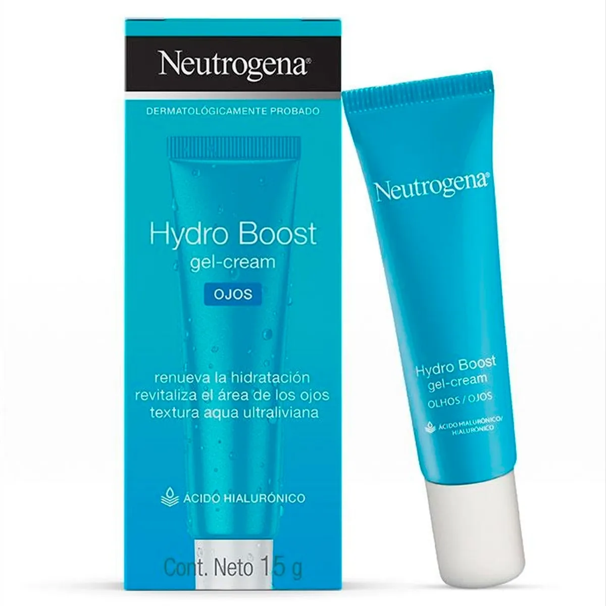 NEUTROGENA - Neutrogena Hydro boost gel-crema ojos piel seca dianoche 15g.