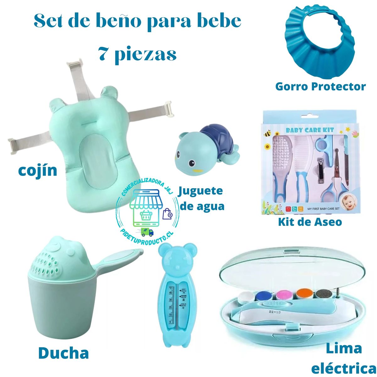 GENERICO - Set De Baño Para Baño y Bañeras de bebes niños