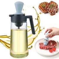 DISPENSADOR DE ACEITE DE OLIVA 2 EN 1 CON CEPILLO