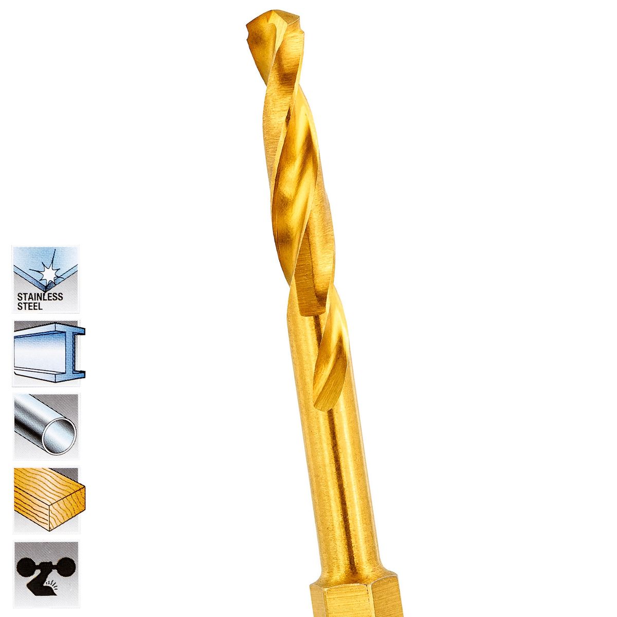 DEWALT - Broca Impacto Titanium 4,8 x 76mm DEWALT 