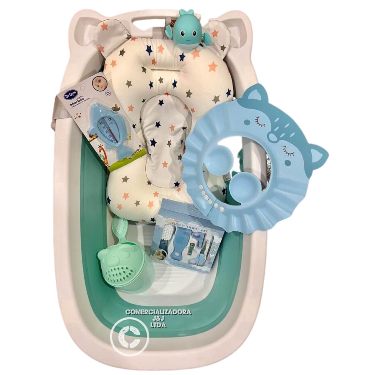 GENERICO - Bañera Tina Plegable Niño Más Accesorios de baño