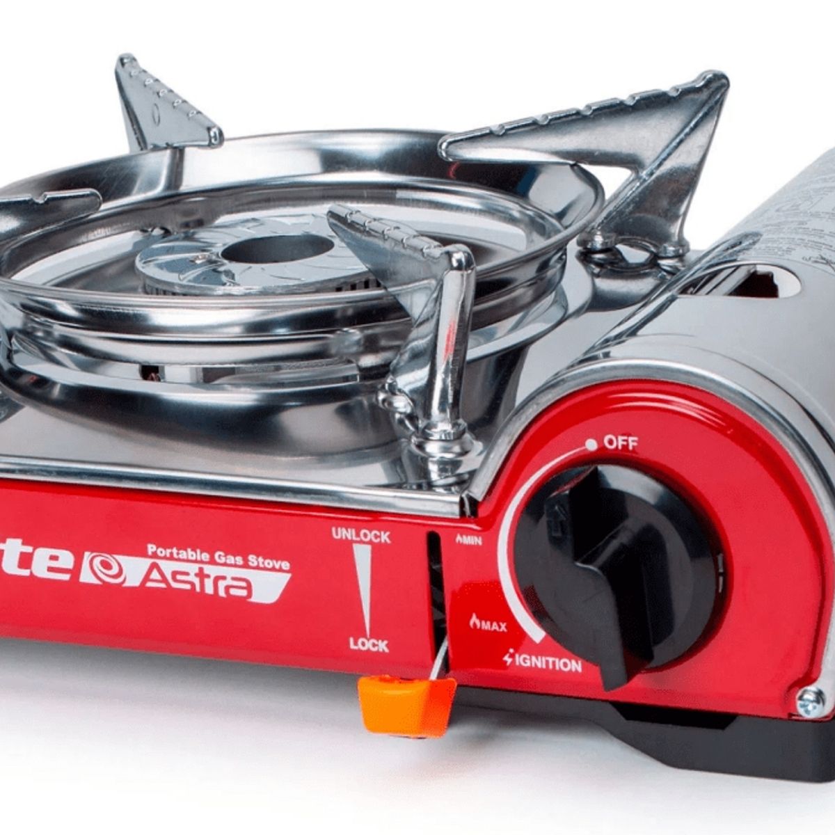 DOITE - COCINILLA CAMPING ASTRA + 4 LATAS GAS + MALETIN