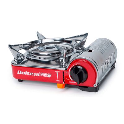 Imagen 2 del producto COCINILLA CAMPING ASTRA + 4 LATAS GAS + MALETIN