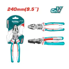 TOTAL TOOLS - Alicate Universal Full 9.5 Pulgadas Industrial TOTAL