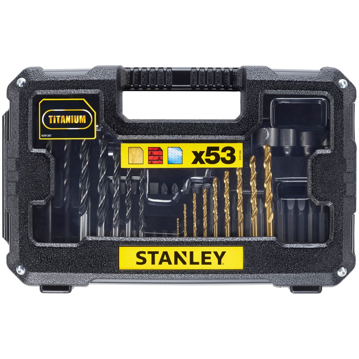 STANLEY - Set perforar y atornillar 56 piezas Stanley STA7223-XJ