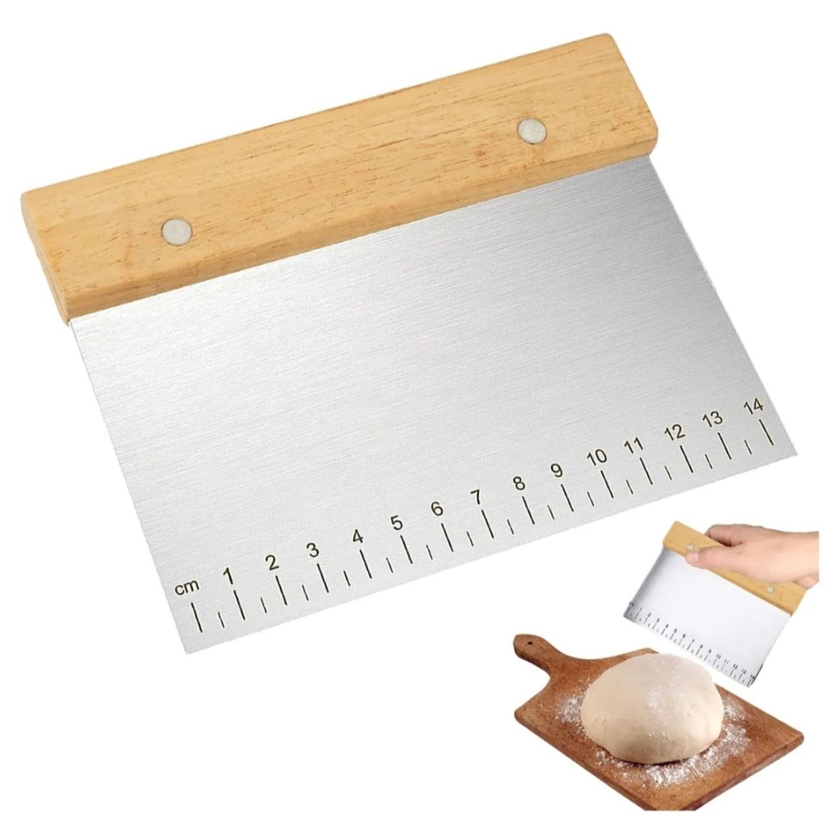 GENERICO - Scraper Para Masa - Rasqueta Panadera - Cortador De Masa