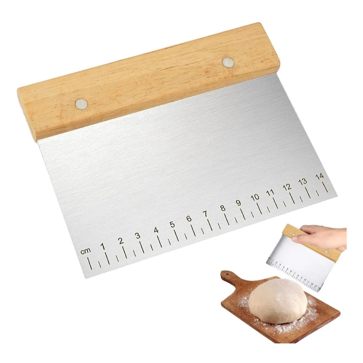 GENERICO - Scraper Para Masa - Rasqueta Panadera - Cortador De Masa