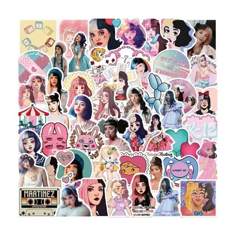 GENERICO - 50 Stickers De Melanie Martinez - Etiquetas Autoadhesivas