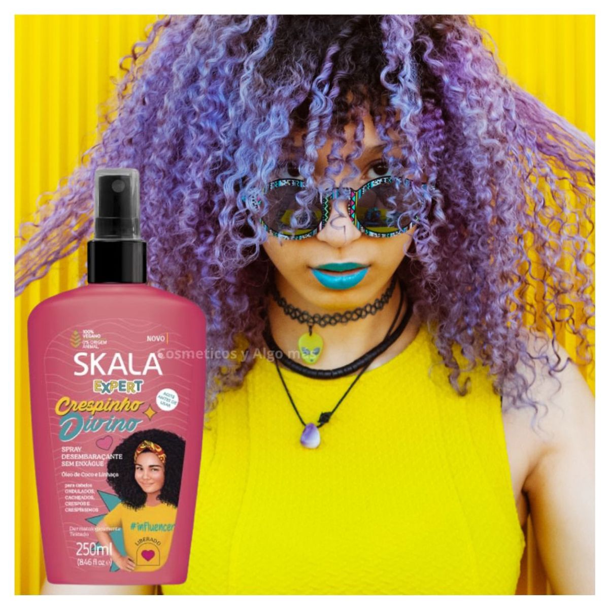 GENERICO - Spray cremoso desenredante para niños y adolescentes cabello rizado..