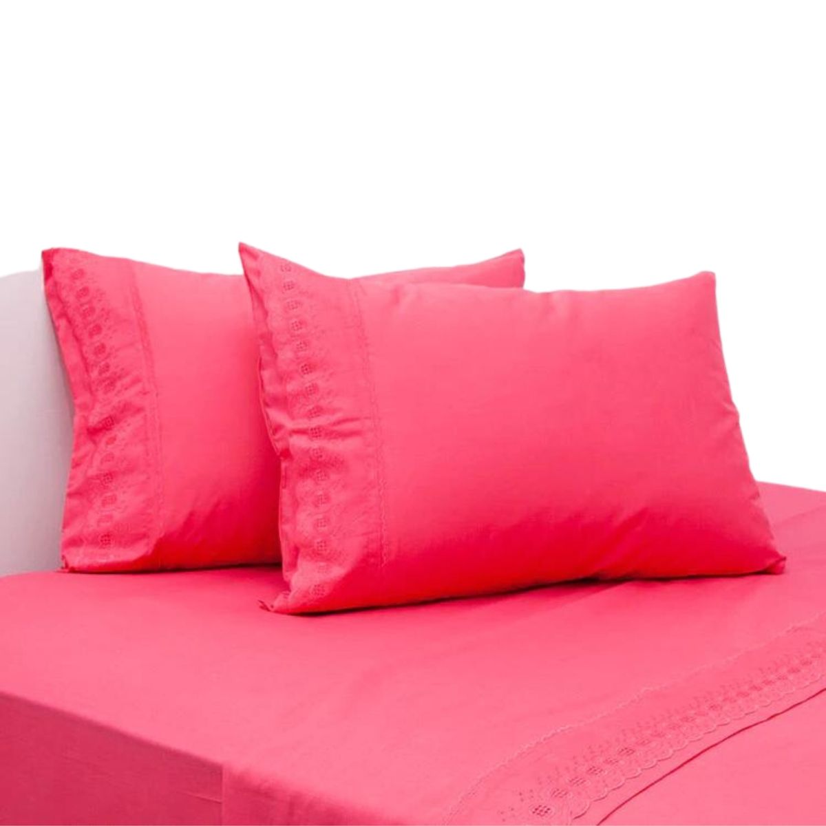 GATON - Sabanas 144 Hilos Broderie King 50% Algodón