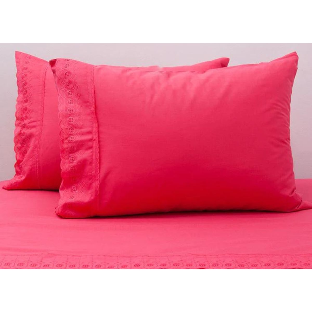 GATON - Sabanas 144 Hilos Broderie King 50% Algodón