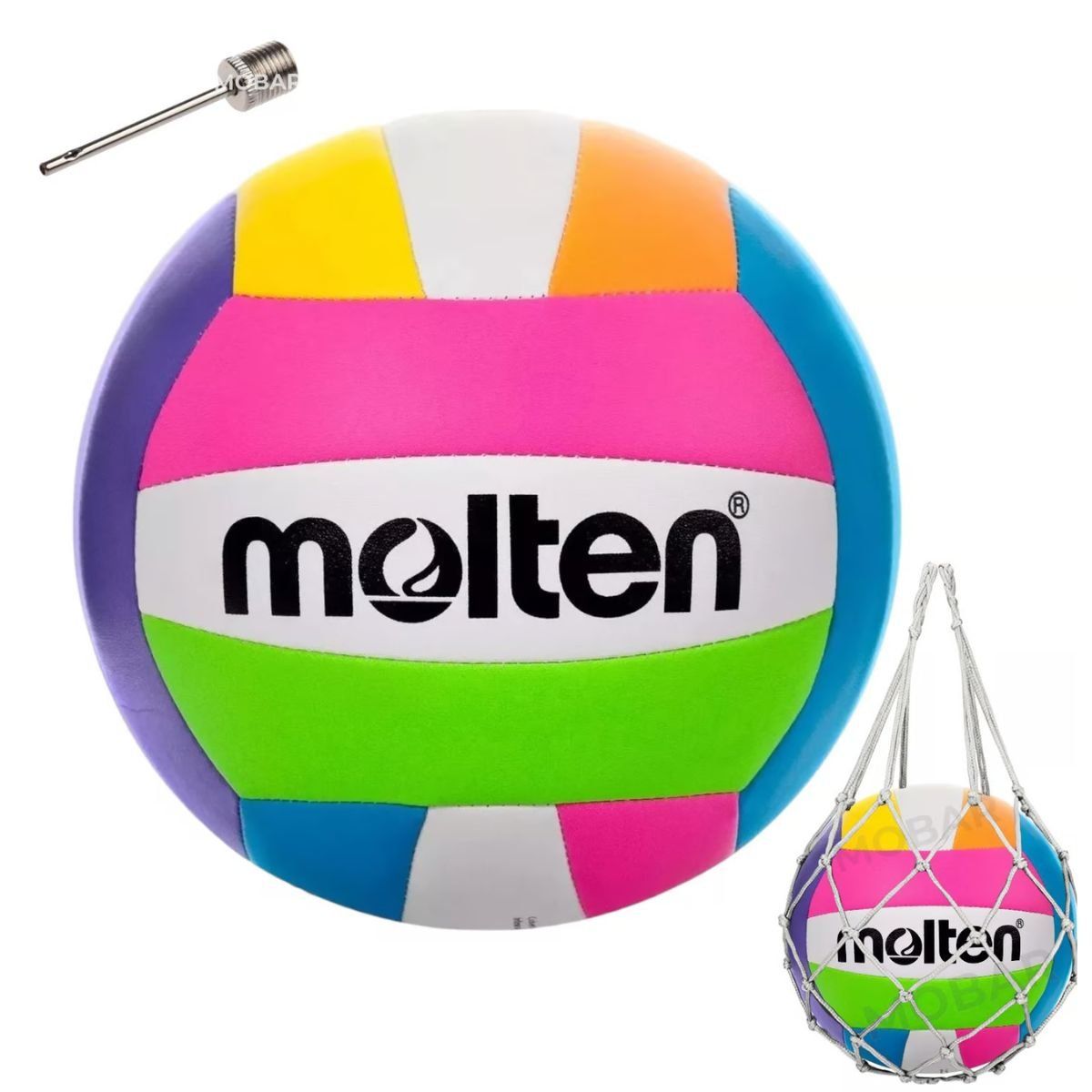 MOLTEN - Pelota Volleyball Balon Voleibol Voley Molten Ms500 Neon N°5