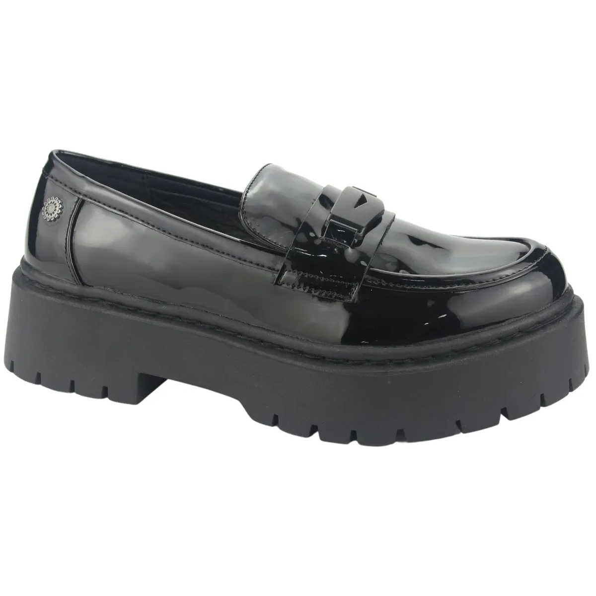 CHALADA - Mocasin Mujer Negro Casual Chalada Lewis-1