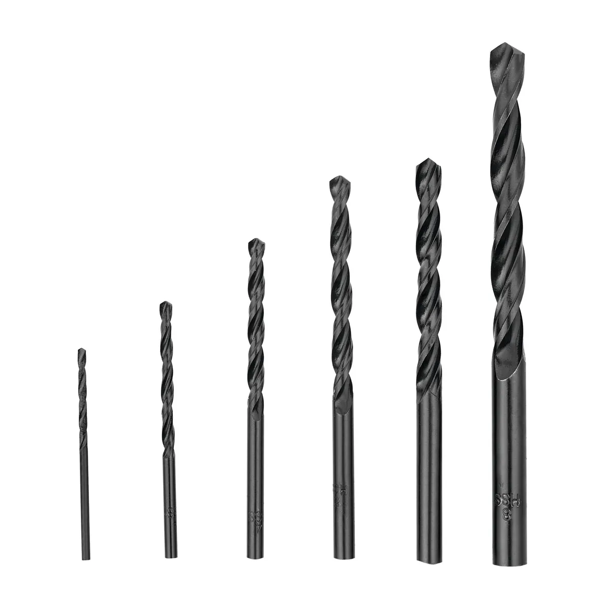 BLACK+DECKER - Set 6 Brocas HSS para Metal 2 a 8mm Black+Decker