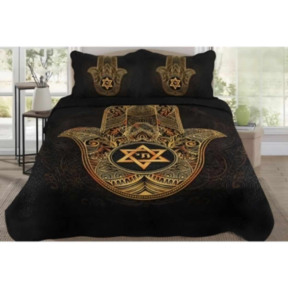 GENERICO - Cubrecama Quilt King - Super King Reversibles