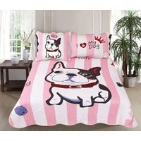 Cubrecama Quilt 1.5 Plaza Reversibles