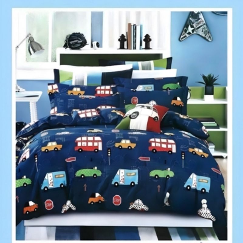 GENERICO - Cubrecama Quilt 1.5 Plaza Reversibles
