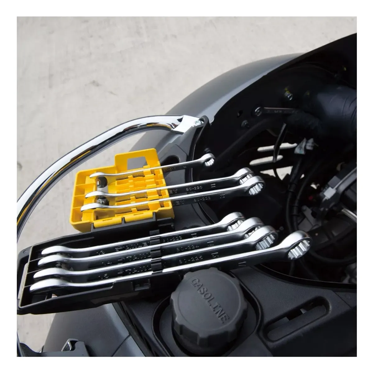 STANLEY - Juego Set De 8 Piezas Llaves Combinación Stanley Punta y Corona