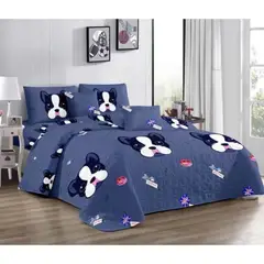 GENERICO - Cubrecama Quilt 1.5 plaza reversibles