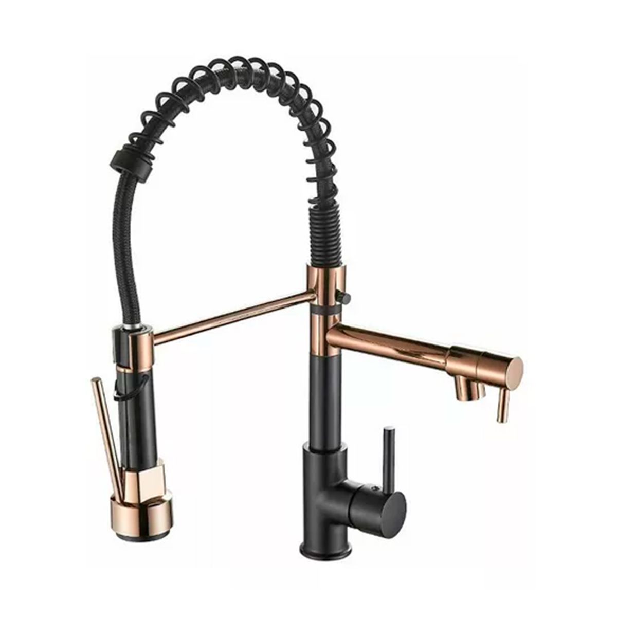 GENERICO - Grifo Llave Lavaplatos Monomando Cocina Extensible Triple