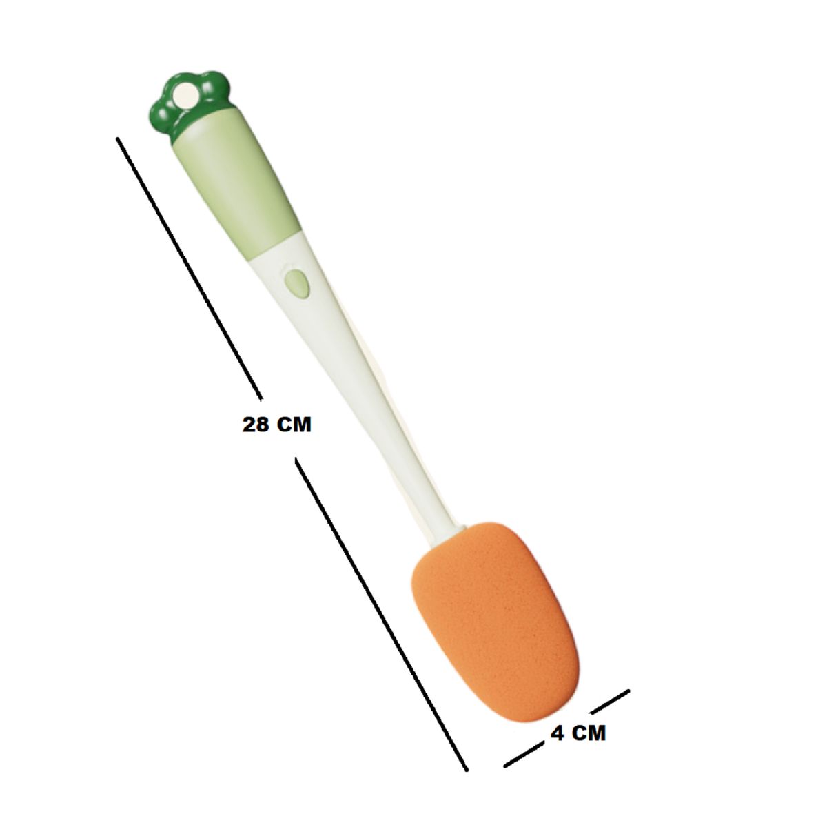 GENERICO - escobilla limpia vasos cepillo limpia botellas 3 en 1