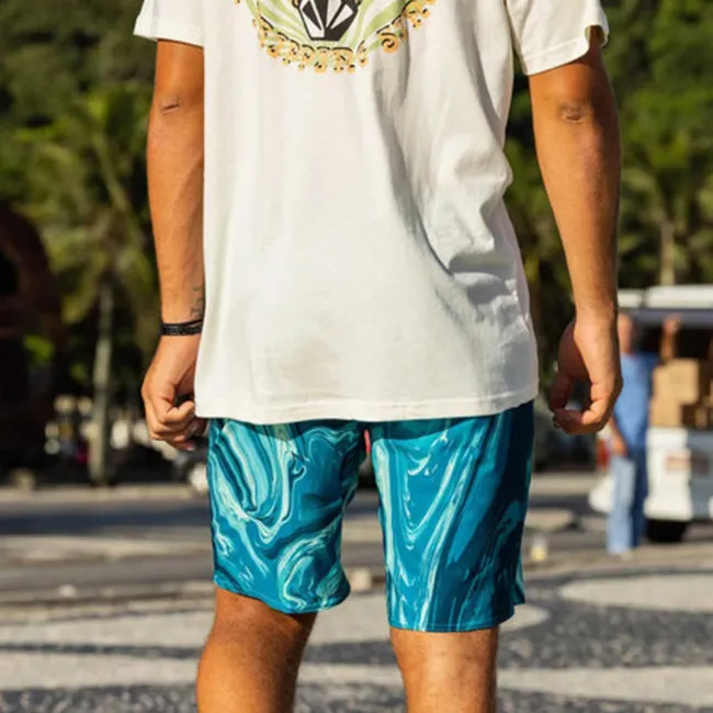 VOLCOM - Traje De Baño Techmod Azul Hombre Volcom