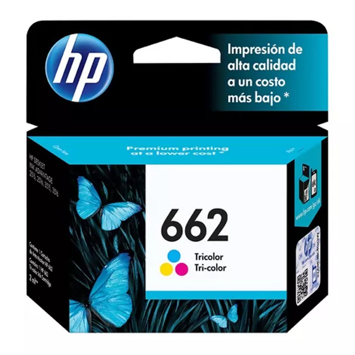 HP - Cartucho Tinta HP 662 Tricolor 100 páginas Original HP